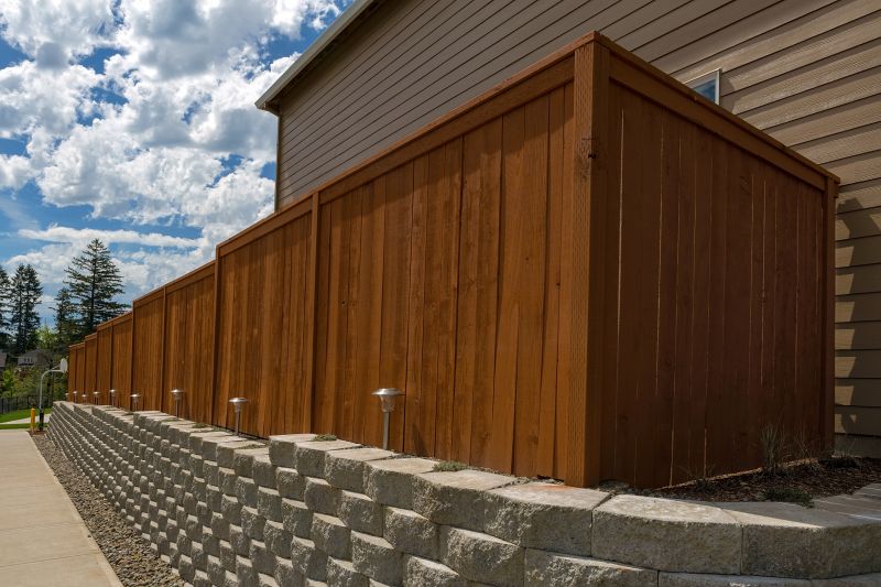 Commercial Fence Construction detail